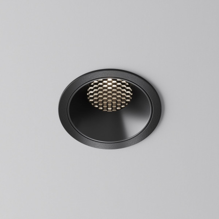 фото Встраиваемый светильник Maytoni Technical Alfa LED DL043-01-15W4K-RD-B-1, черный