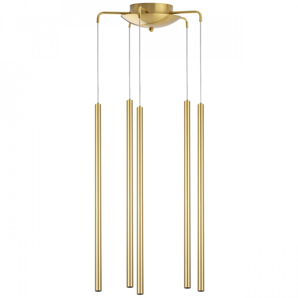 Люстра подвесная Tubo, золото Lightstar L5T747343