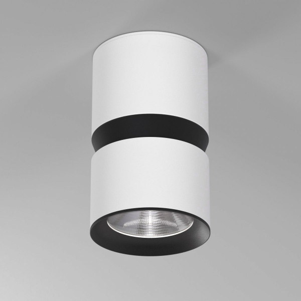 Светильник потолочный светодиодный 12W 4000К белый/чёрный 25049/LED