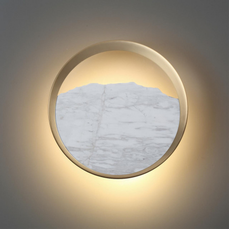 фото Светильник белый/мрамор/металл IP20 LED 9W 262Лм 3000K 220-240V VALLEY ECODESIGN, арт. 4359/9WL