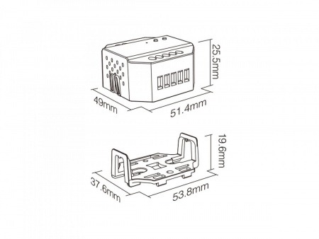 фото Универсальный диммер SWG TRIAC 220В, Zigbee 3.0 + 2.4G + Push