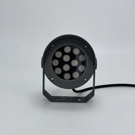 фото Прожектор LED зеленый G5618 18W 15° IP65 темно-серый