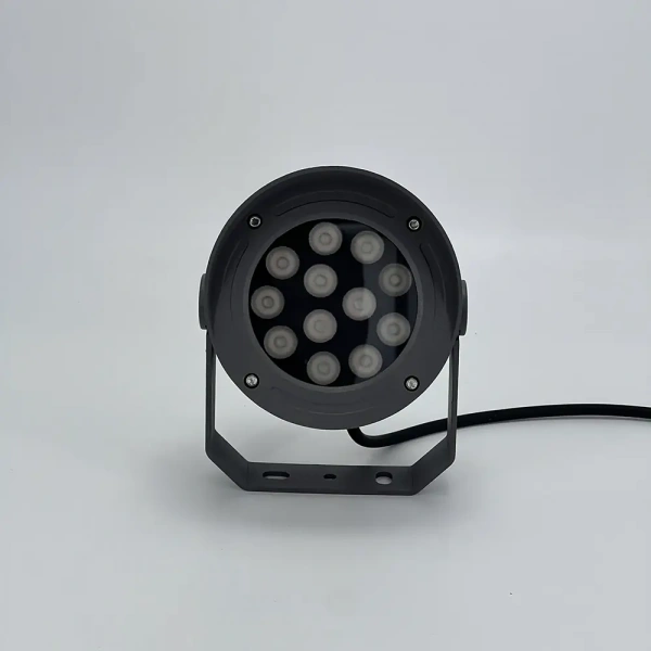 фото Прожектор LED зеленый G5618 18W 15° IP65 темно-серый