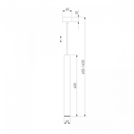 фото Подвесной светодиодный светильник 50245 LED, черный