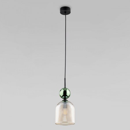 фото Подвесной светильник со стеклянным плафоном 11146 Sophia Green Cognac
