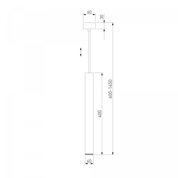 фото Подвесной светодиодный светильник 50245 LED, черный