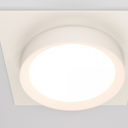 фото Встраиваемый светильник Maytoni Technical Hoop DL086-GX53-SQ-W, белый