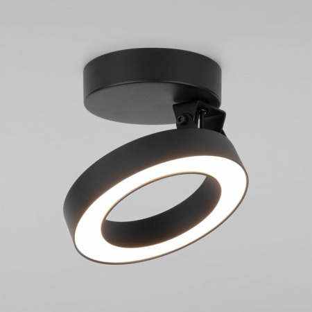 фото Накладной светодиодный светильник Spila черный 25105/LED