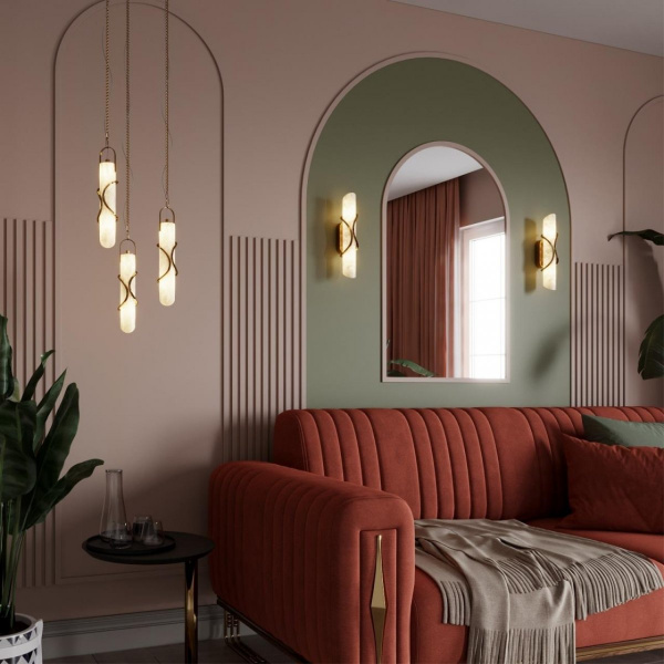 фото Подвесной светильник, бронзовый Odeon Light PARMA, арт. 6672/30L