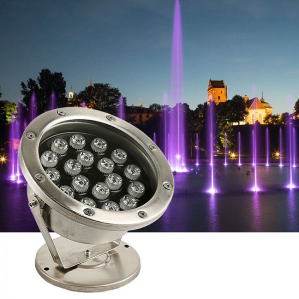 фото Светильник для водоемов UG1461 LED 18W RGB+RF цвет мультиколор  IP68