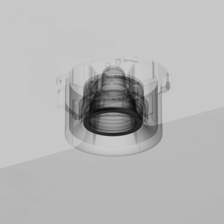 фото Фиксирующее кольцо для серии Интро / Intro GU10 черный Maytoni Technical DLA110-B