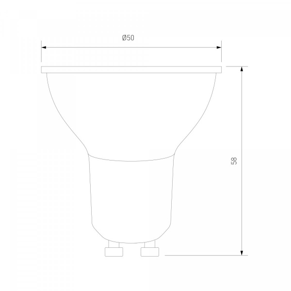 фото Светодиодная лампа JCDR 5W 3300K GU10 BLGU1001