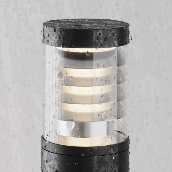 фото Ландшафтный светильник Maytoni Outdoor Spir O439FL-L12GF3K, графит