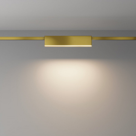 фото Трековый светильник Maytoni Technical Basis TR151-1-12W3K-BS, латунь