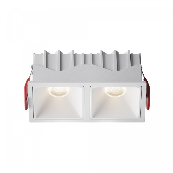 Встраиваемый светильник Maytoni Technical Alfa LED DL043-02-10W4K-SQ-W-1, белый