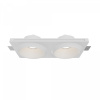 Встраиваемый светильник Maytoni Technical Gyps Modern DL124-GU10-02-TRS-W, белый