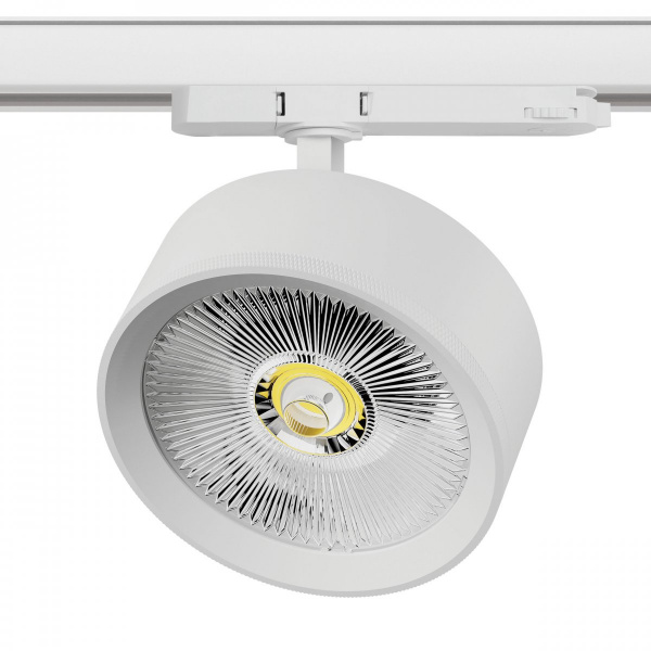 фото Светильник для трековой системы Quattro LED 35W с адаптером Alta Pro, белый Lightstar A5746QT