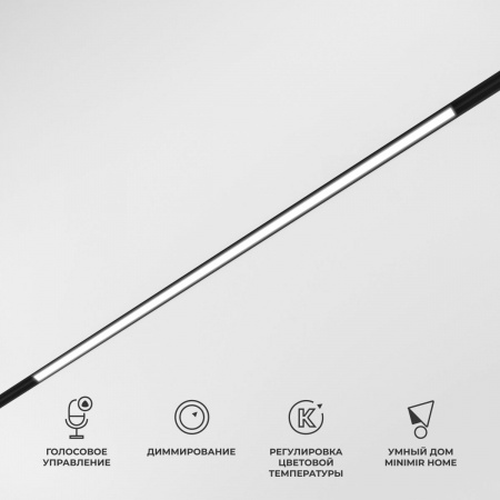фото Умный трековый светильник 20W 2700-6500K Dim L02 Slim Magnetic 85077/01