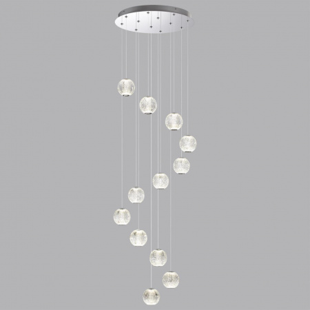 фото Хром/металл/акрил Люстра LED 56W 4000K 4711лм CRYSTAL L-VISION, арт. 5007/56L