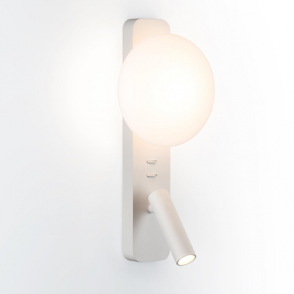 фото Металл/акрил белый Настенный светильник IP20 LED 1*5W + 1*3W 2700K ALBERGO HIGHTECH, арт. 7049/5WL