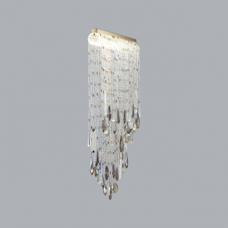 фото Античная бронза/металл/стекло/хрусталь Настенный светильник LED 24W 4000K 1437Лм AFINA HALL, арт. 5420/24WL