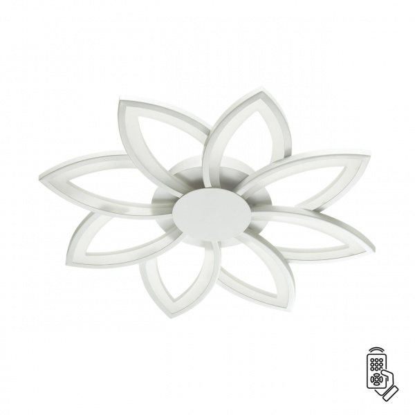 Белый Люстра потолочная диммир. с ДУ LED 108W 3000-6000К 220V JUNA LEDIO, арт. 4447/99CL