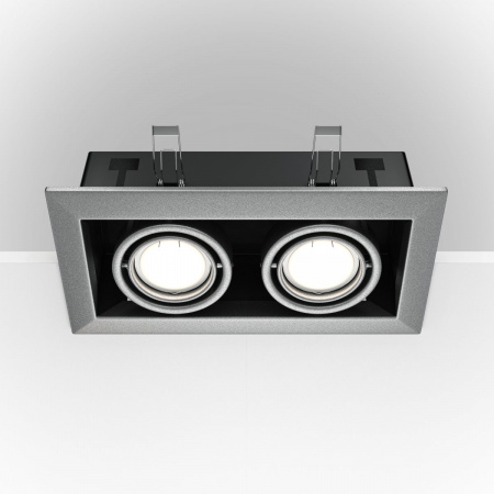 фото Встраиваемый светильник Maytoni Technical Metal Modern DL008-2-02-S, черный