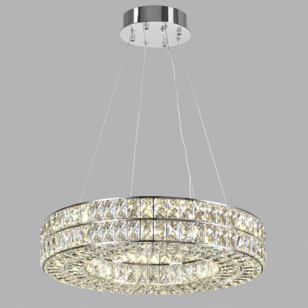 фото Хром/металл/хрусталь Люстра LED 52W 4000K 2971Лм PANTA L-VISION, арт. 4927/52L