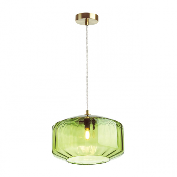 фото Зеленый/бронзовый Подвес E27 60W BINGA PENDANT, арт. 4783/1