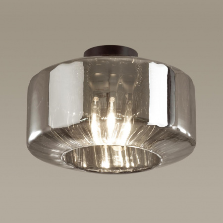 фото Дымчатый/черный Светильник потолочный E27 1*60W BINGA PENDANT, арт. 4746/1C