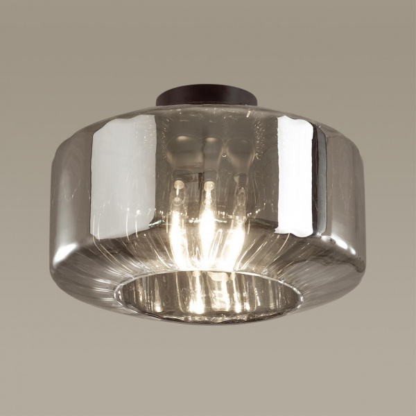 фото Дымчатый/черный Светильник потолочный E27 1*60W BINGA PENDANT, арт. 4746/1C