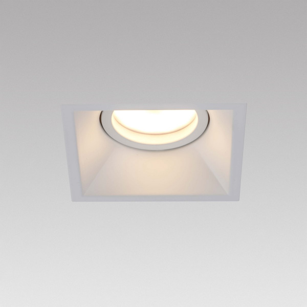фото Комплект из светильника и рамки DOMINO QUAD MR16 БЕЛЫЙ Domino Lightstar G214506