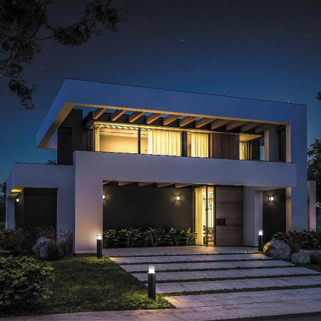 фото Уличный настенный светильник Maytoni Outdoor Wolseley Road O011WL-L6B, черный