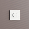 фото Рамка из поликарбоната на 1 пост Split белый/черный, soft-touch W0013068