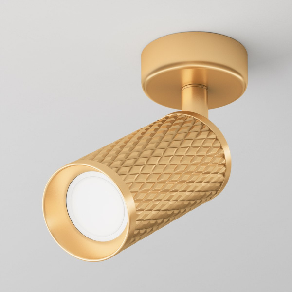 фото Потолочный светильник Maytoni Technical Focus Design C034CL-01G, матовое золото