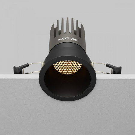 фото Встраиваемый светильник Maytoni Technical Dip DL118-15W-2.7K-B, черный