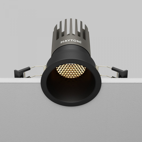 фото Встраиваемый светильник Maytoni Technical Dip DL118-15W-2.7K-B, черный