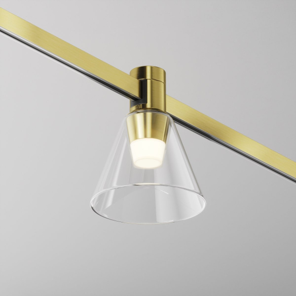 фото Трековый светильник Maytoni Technical Bianca TR147-1-3W3K-BS, латунь