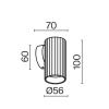 фото Бра Maytoni Calipso C106WL-01-GU10-W, белый