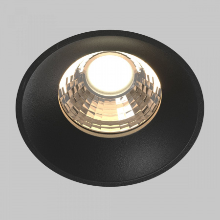 фото Встраиваемый светильник Maytoni Technical Round DL058-12W3K-TRS-B, черный