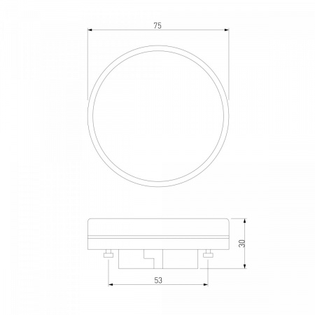 фото Светодиодная лампа GX53 LED PC 15W 6500K BLGX5315