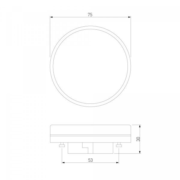 фото Светодиодная лампа GX53 LED PC 15W 4200K BLGX5314