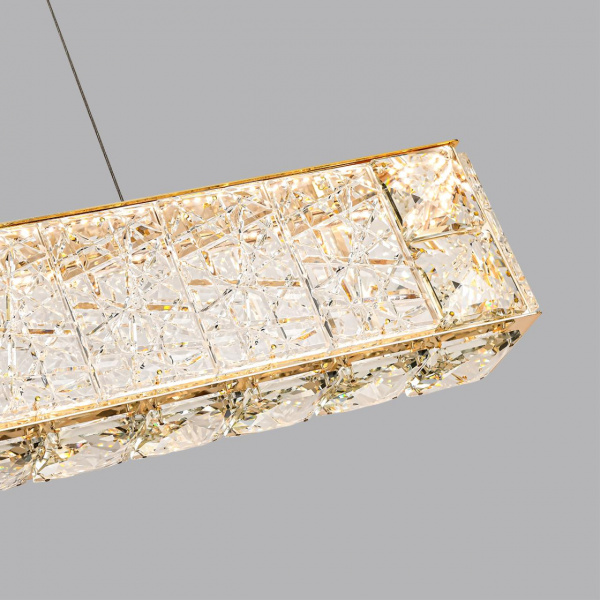 фото Золото/прозрачный/металл/хрусталь/стекло Люстра LED 40W 3700K VERSION HALL, арт. 5071/40L