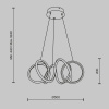 фото Подвесной светильник Maytoni Curve MOD241PL-L60BSK, латунь