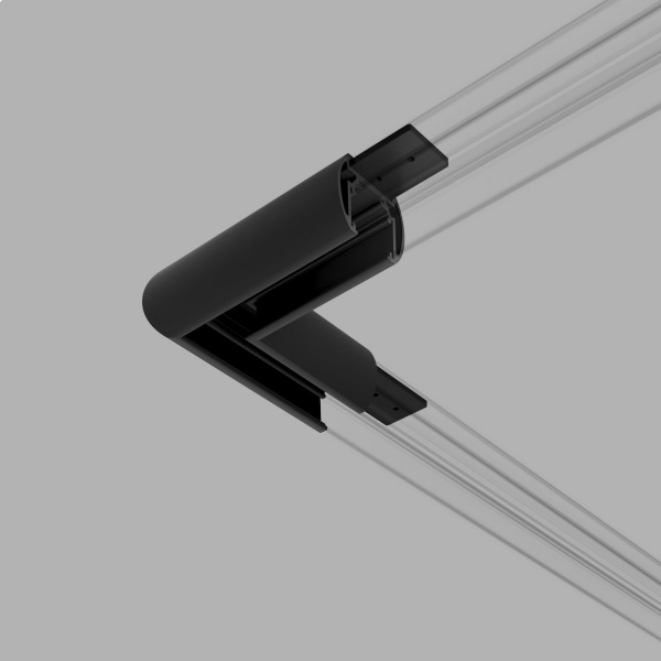 Slim Magnetic Коннектор угловой для шинопровода Round накладной 85135/00