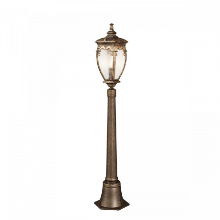 фото Ландшафтный светильник Maytoni Outdoor Fleur O414FL-01GB1, черный с золотом
