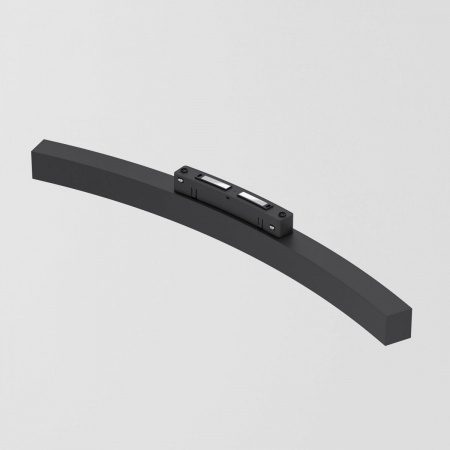 фото Slim Magnetic Трековый светильник для радиусного шинопровода 16W 4200K Planar чёрный Ø 1200мм 85182/01