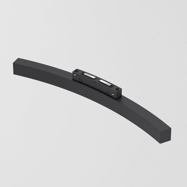 фото Slim Magnetic Трековый светильник для радиусного шинопровода 16W 4200K Planar чёрный Ø 1200мм 85182/01