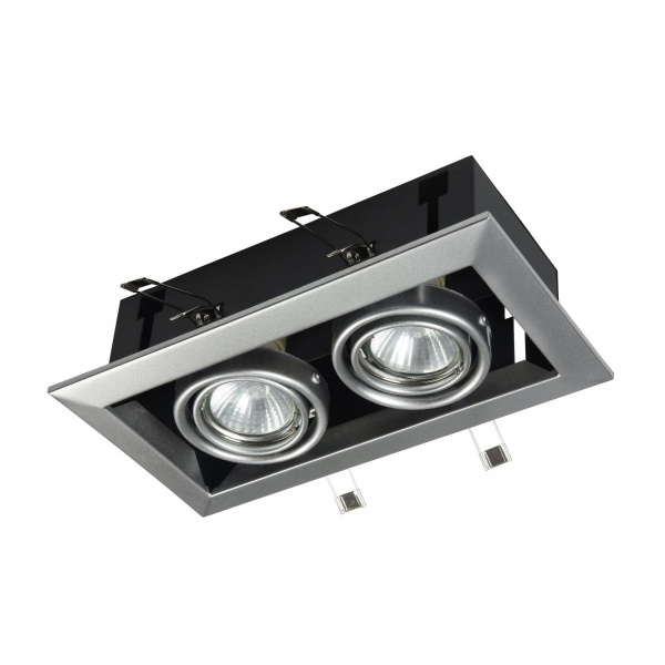 Встраиваемый светильник Maytoni Technical Metal Modern DL008-2-02-S, черный