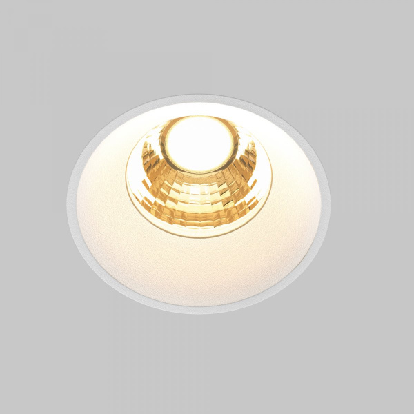 фото Встраиваемый светильник Maytoni Technical Round DL058-7W2.7K-TRS-W, белый
